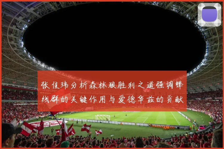 张佳玮分析森林狼胜利之道强调锋线群的关键作用与爱德华兹的贡献