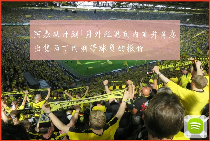阿森纳计划1月外租恩瓦内里并考虑出售马丁内利等球员的报价